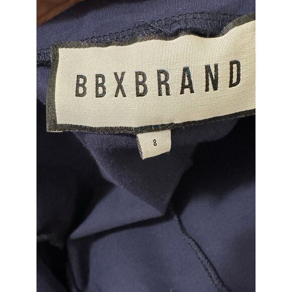 BBXBRAND blue skin piped long sleeves fitted catsuit size Small - Picture 3 of 15